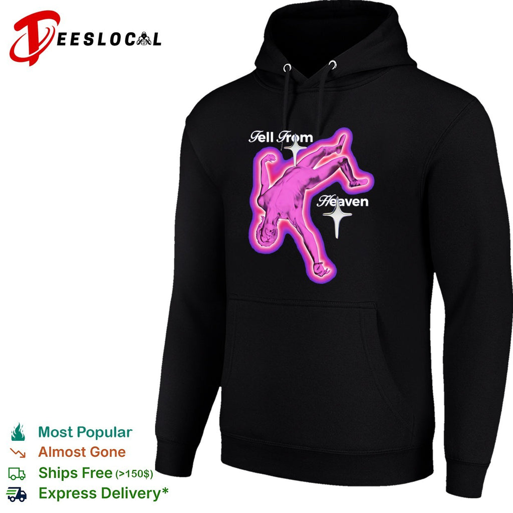 Fell From Heaven Fallen Angel Y2K Vaporwave Shirt