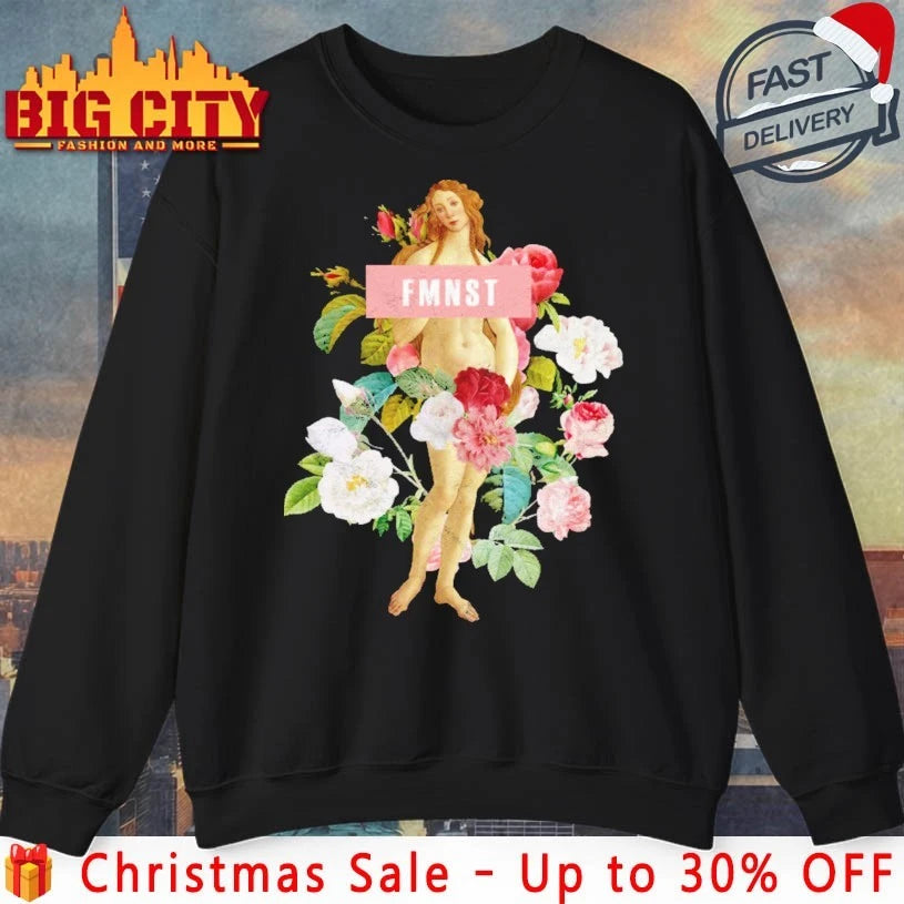 Feminist Equality Girlpower Movement Floral shirt