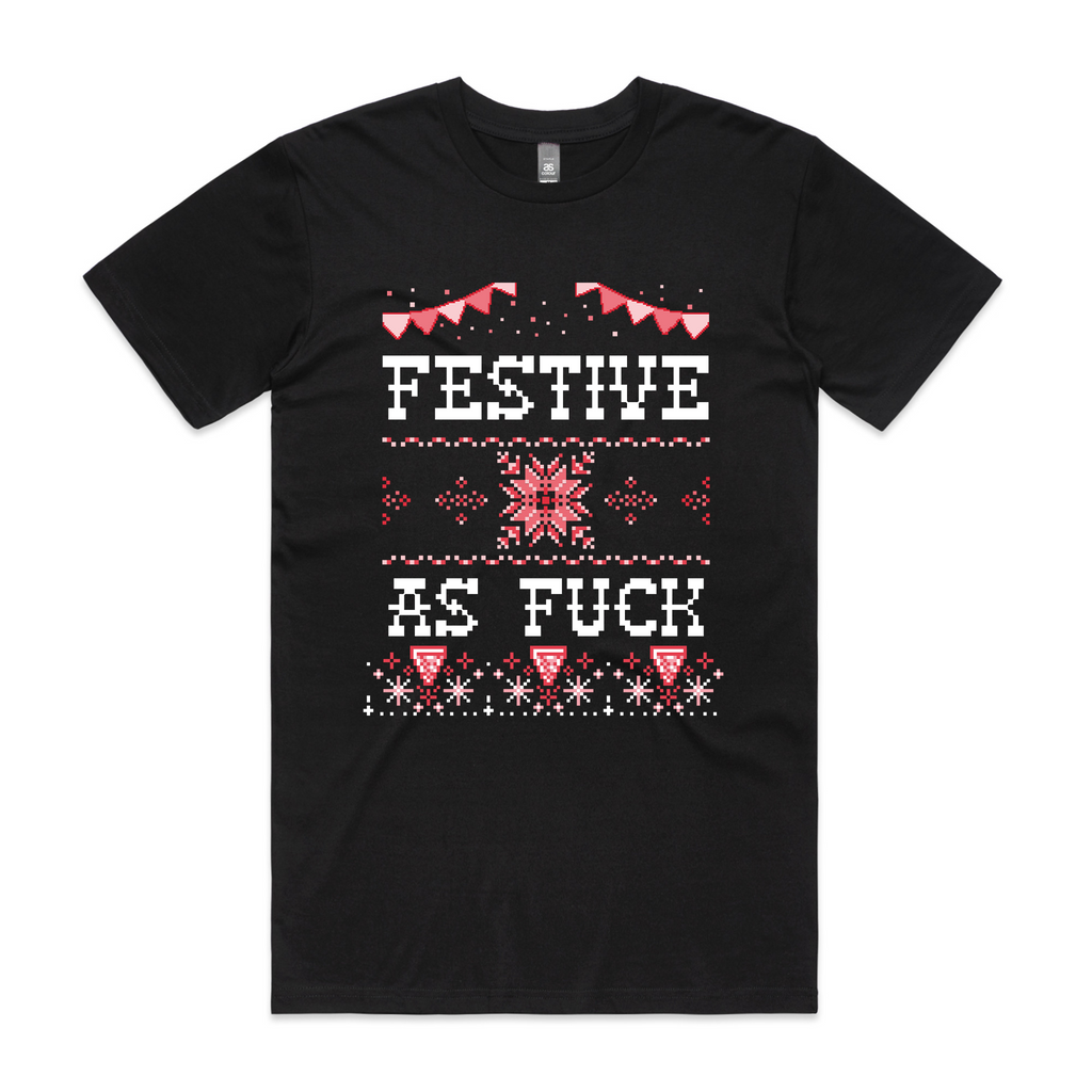 Festive As Fuck Tee Hoodie, Sweatshirt | CiraTrend.com (Image 2)