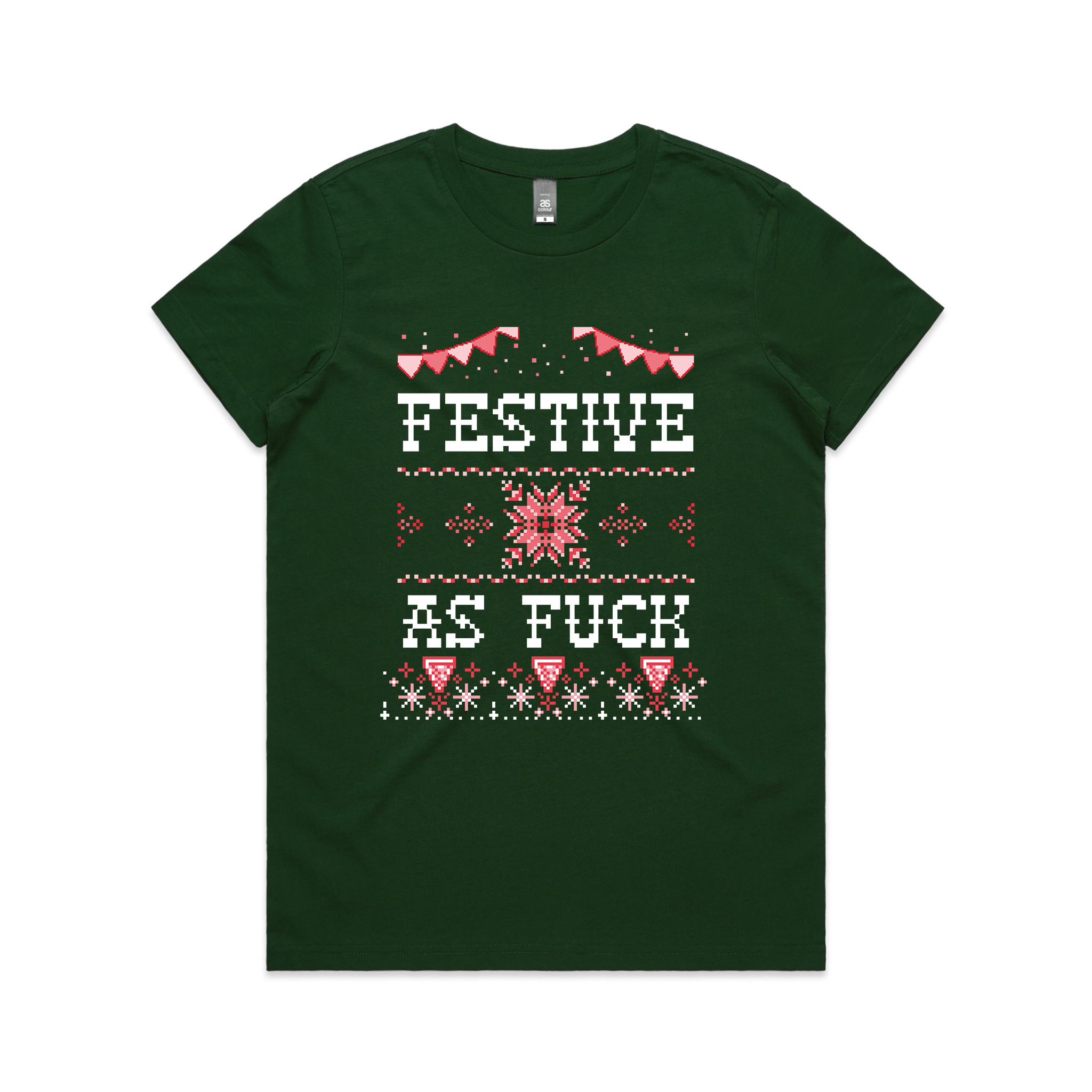 Festive As Fuck Tee Hoodie, Sweatshirt | CiraTrend.com (Image 3)