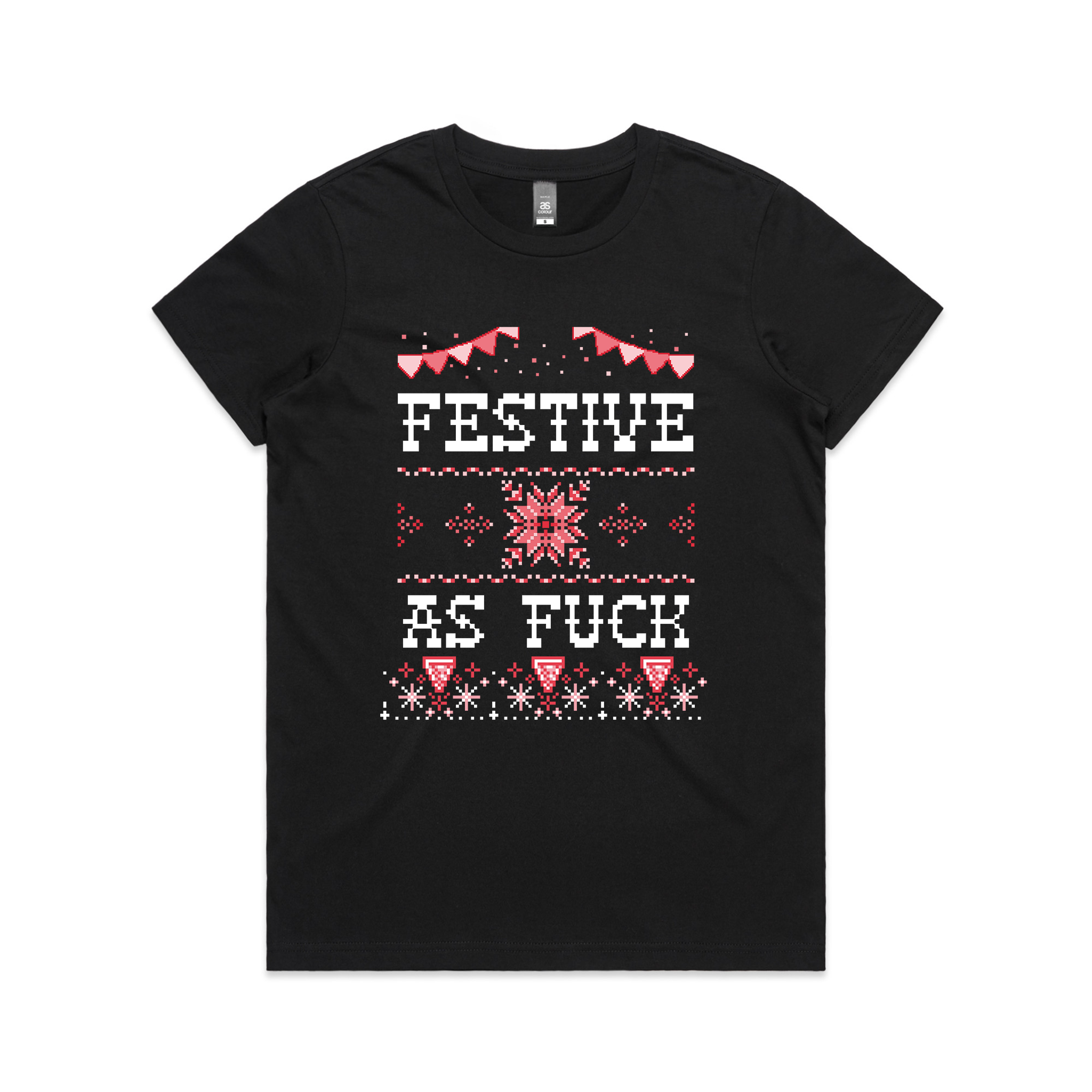 Festive As Fuck Tee Hoodie, Sweatshirt | CiraTrend.com (Image 4)