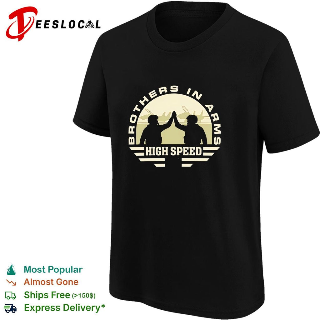 Fighter pilots military aviation high five brothers in arms high speed shirt