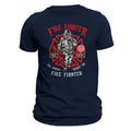 Fire Department Firefighter Retro Men's T-Shirt Casual Classic Cotton Crewneck Hoodie, Sweatshirt | CiraTrend.com