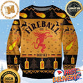 Fireball Red Hot Whiskey Ugly Sweater For Holiday 2023 Xmas Gifts