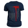 Firefighter Thin Red Line Flag With Axe 2.0 Men's T-Shirt Hoodie, Sweatshirt | CiraTrend.com