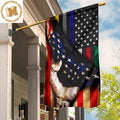 First Responders American Flag Thin Line Usa Flag Gift For Nurse EMS Police Fire Military 2 Sides Garden House Flag