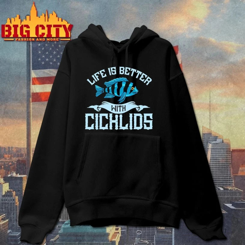 Fish Life is better with cichlids shirt