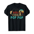Fishing Reel Cool Pop Pop Father's Day Gift For Fisherman T-Shirt Cotton Made in USA Hoodie, Sweatshirt | CiraTrend.com
