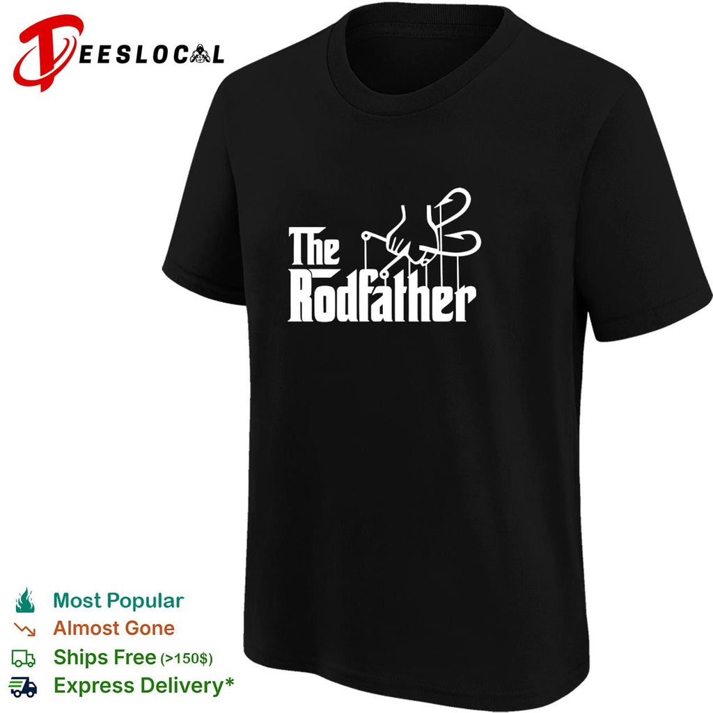Fishing the Rodfather puppet hooks shirt