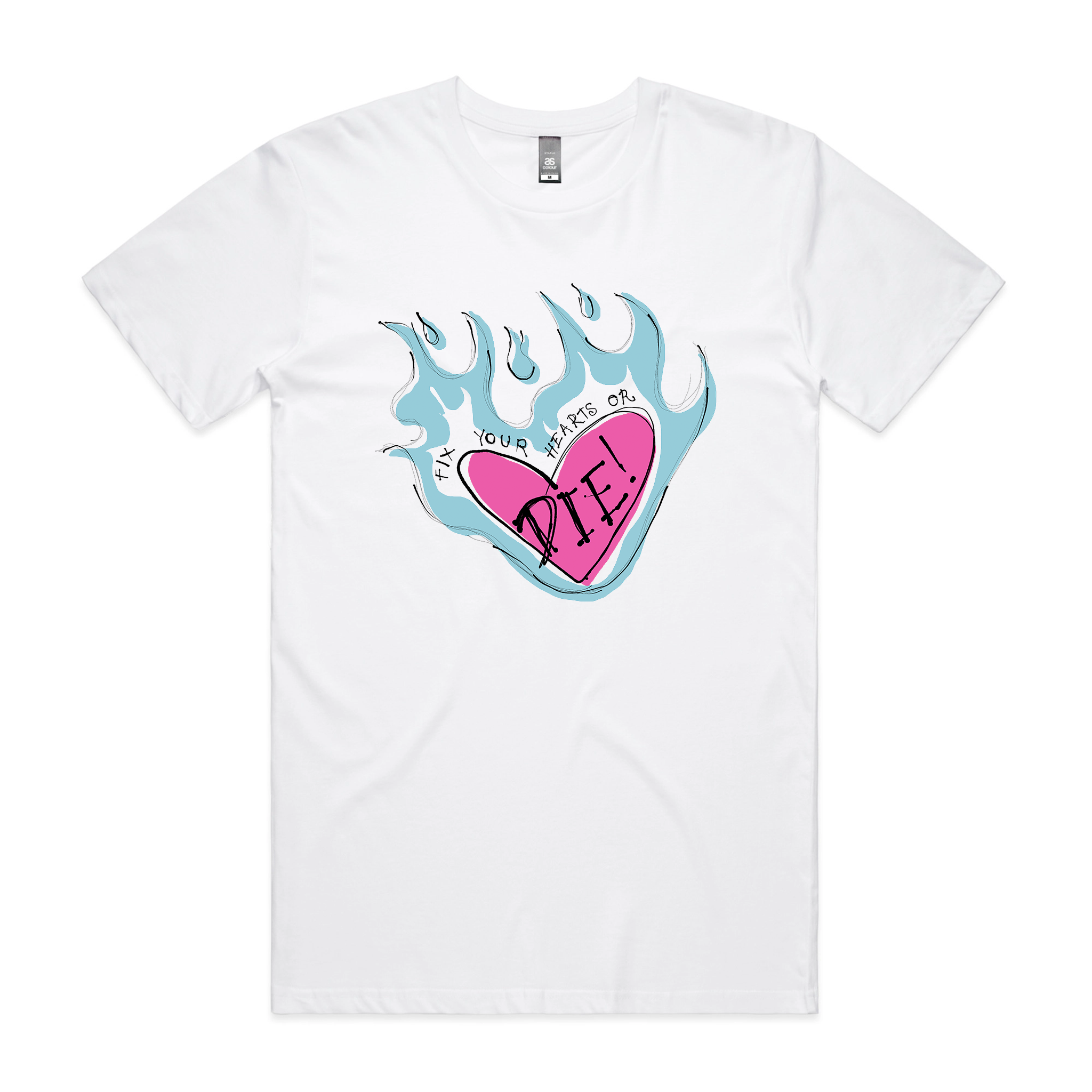 Fix Your Hearts Or Die Tee Hoodie, Sweatshirt | CiraTrend.com (Image 2)