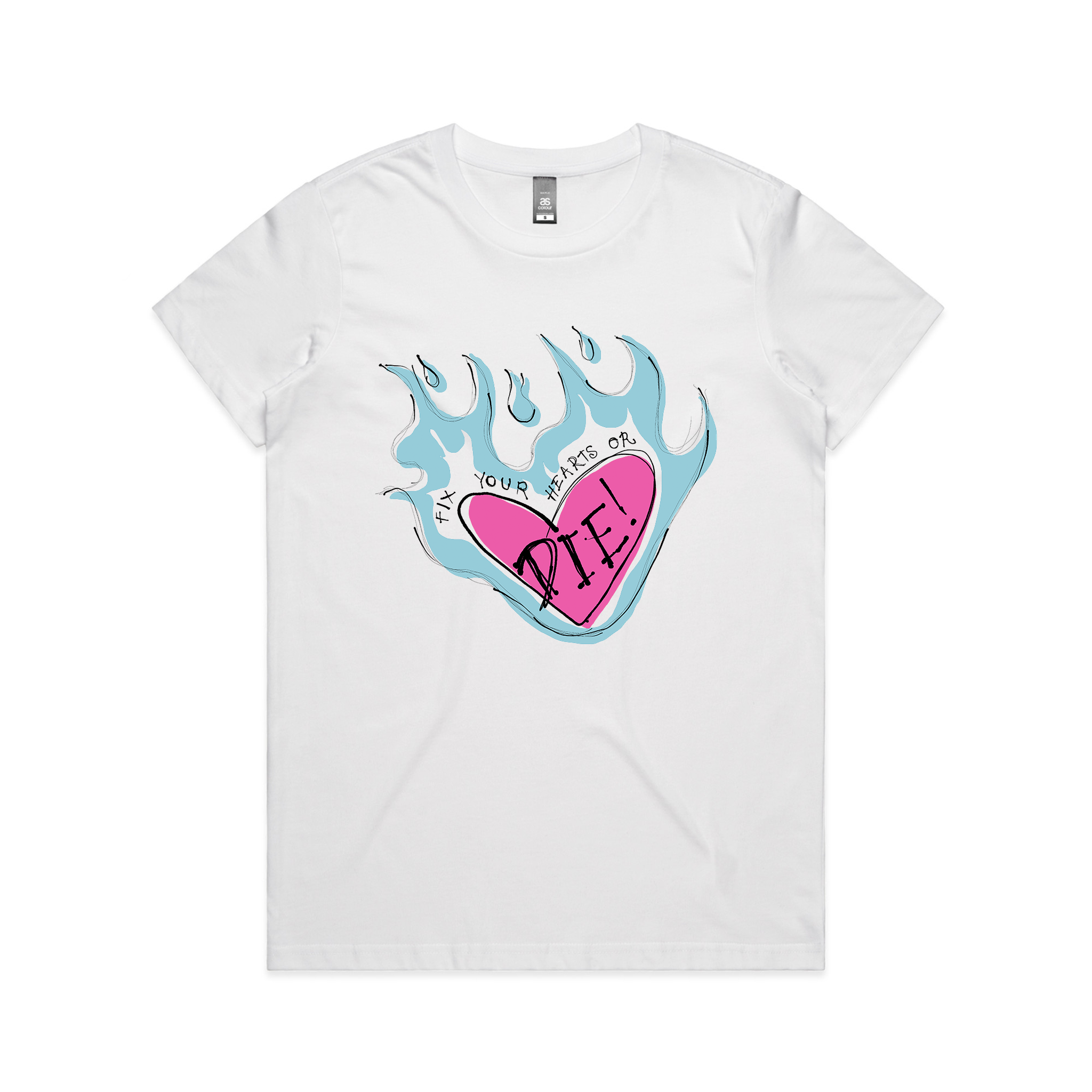 Fix Your Hearts Or Die Tee Hoodie, Sweatshirt | CiraTrend.com (Image 5)