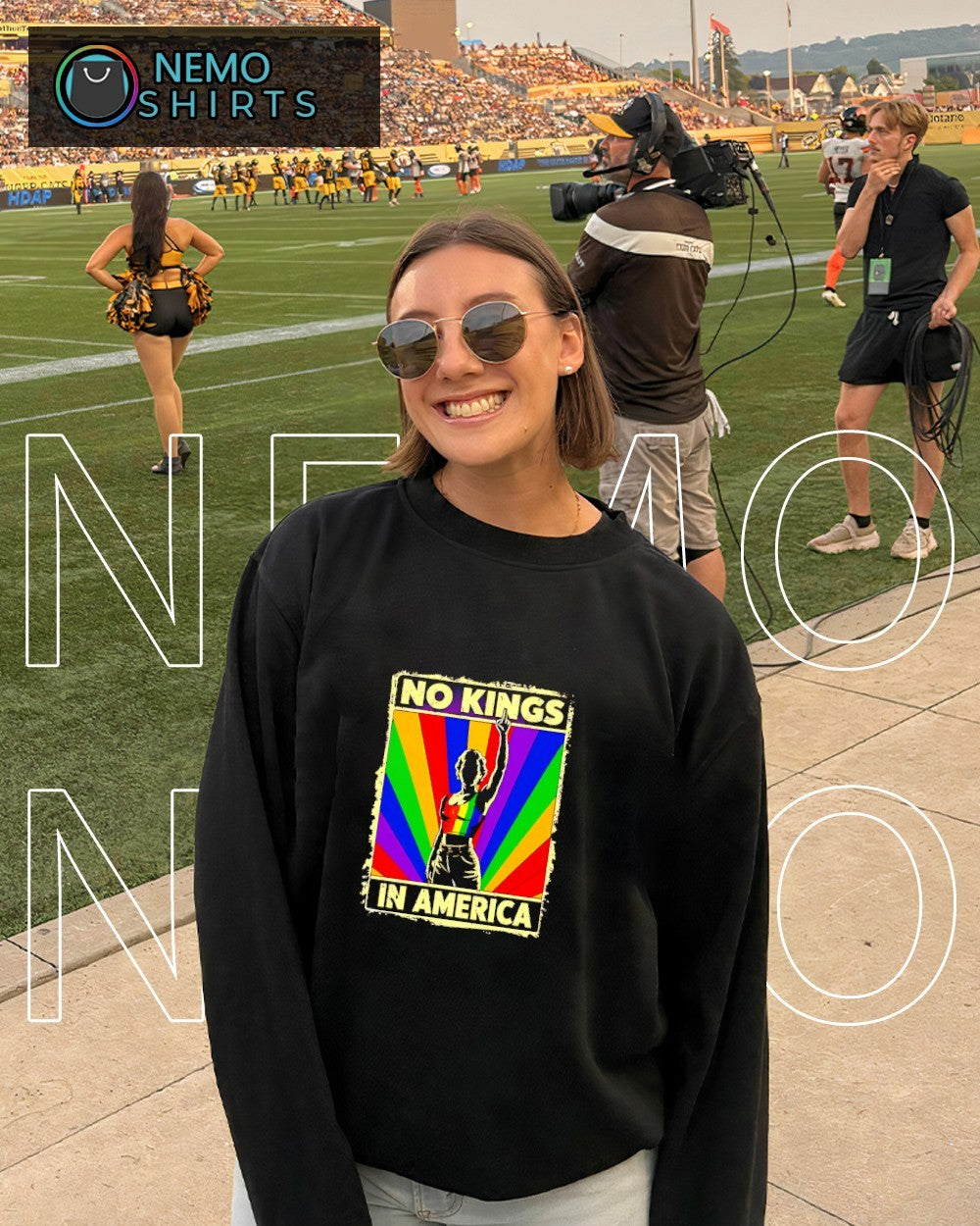 No Kings in America LGBT pride shirt