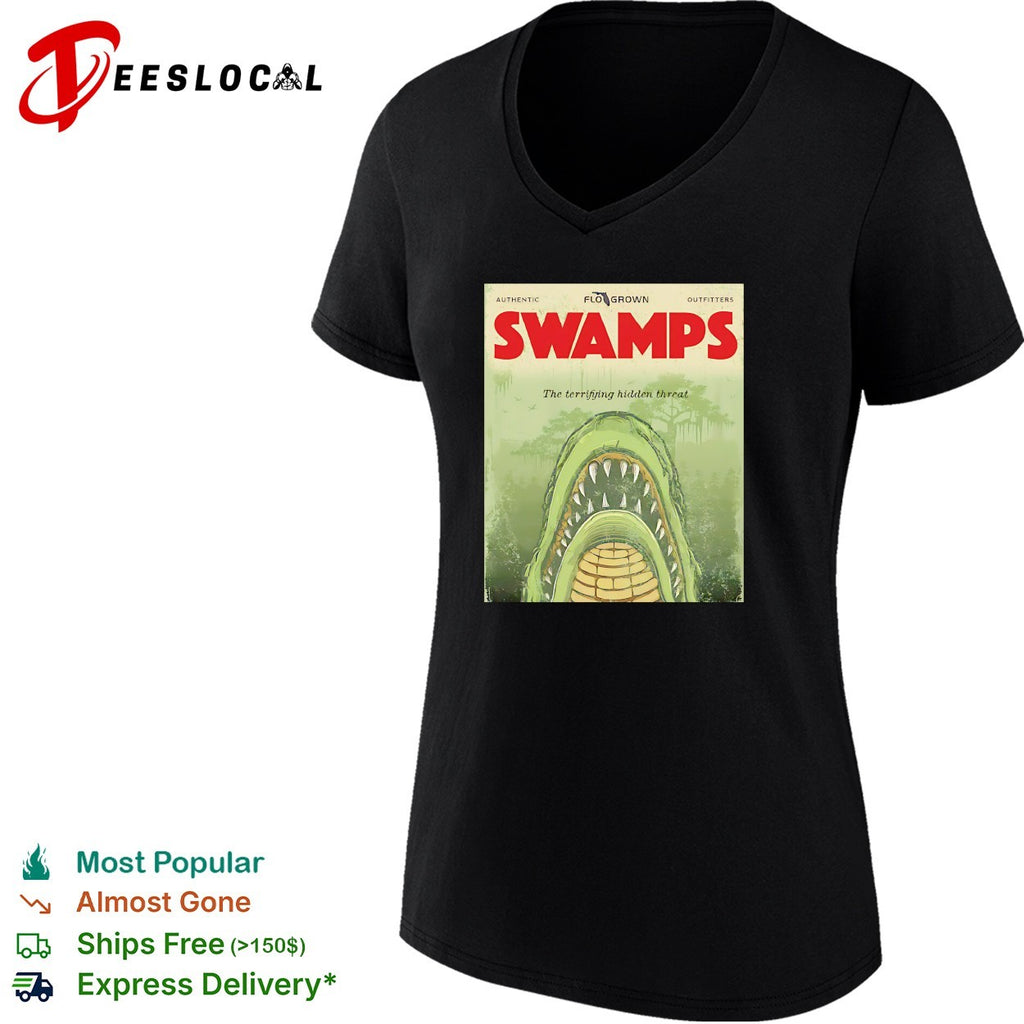 FloGrown swamps terrifying hidden threat alligator shirt