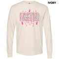 Floral Easter Pink Coquette Long Sleeve Comfort Colors T-Shirt Hoodie, Sweatshirt | CiraTrend.com