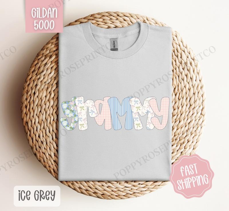 Floral Grammy Gildan Shirt, Cute Spring Grandma Tshirt, Coquette Grammy Tee Hoodie, Sweatshirt | CiraTrend.com