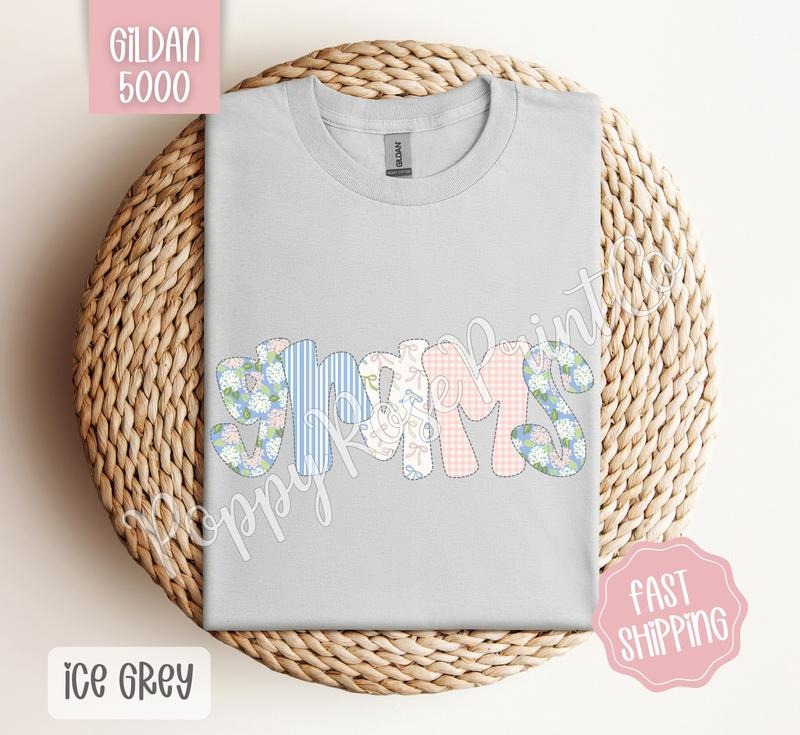 Floral Grams Gildan Shirt, Cute Spring Grandma Tshirt, Coquette Flower Tee, Mother's Day Gift Hoodie, Sweatshirt