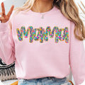 Floral Mama Sweatshirt, Preppy Mama Shirt, Mama Flower, Retro Mama, Mothers Day Gift Shirt, Mama, Mom, Gift for mama,...