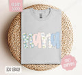 Floral Nana Gildan Shirt, Cute Spring Grandma Tshirt, Coquette Nana Tee Hoodie, Sweatshirt | CiraTrend.com
