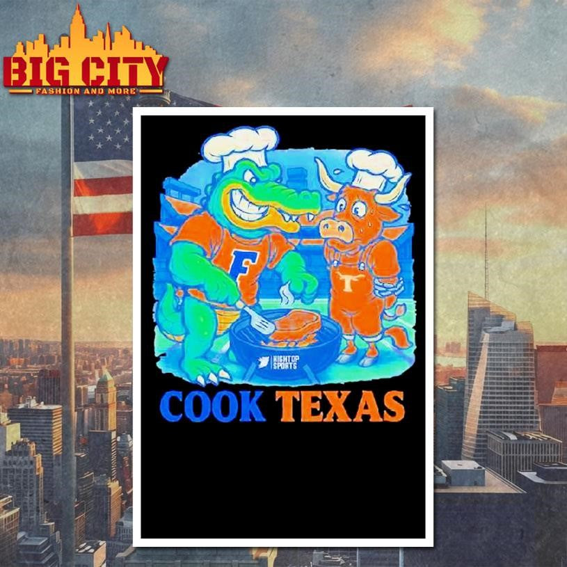 Florida Gators Cook Texas Longhorns Football Shirt