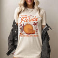 Florida Graphic Shirt Lyrics, Vintage, Unisex Tee, Bury Your Regrets, Tortured Shirt, Poets Shirt, Blue Cotton Sleeve...