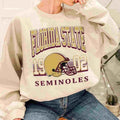 Florida State Seminoles Retro Helmet University College NCAA Football T-Shirt Unisex Sweatshirt Hoodie | CiraTrend.com