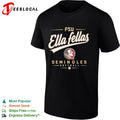 Florida State Seminoles team logo Ella fellas softball shirt