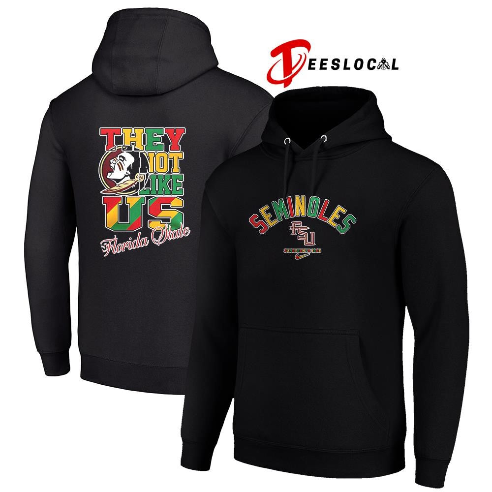 Florida State Seminoles x Juneteenth they not like us shirt