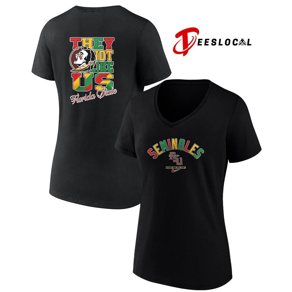 Florida State Seminoles x Juneteenth they not like us shirt