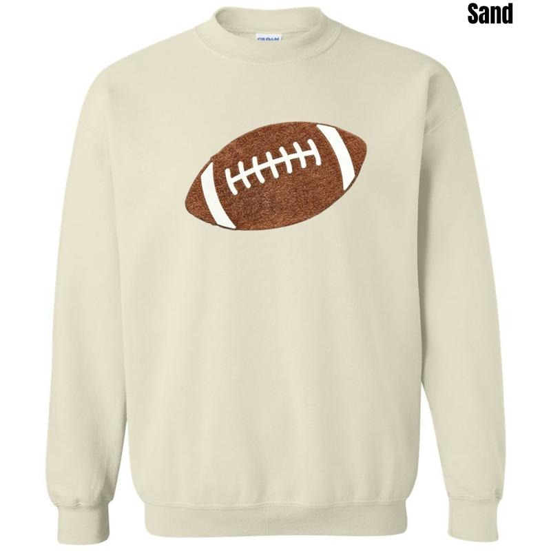 Fluffy Football Patch Sweatshirt T-Shirts, Hoodie | CiraTrend.com