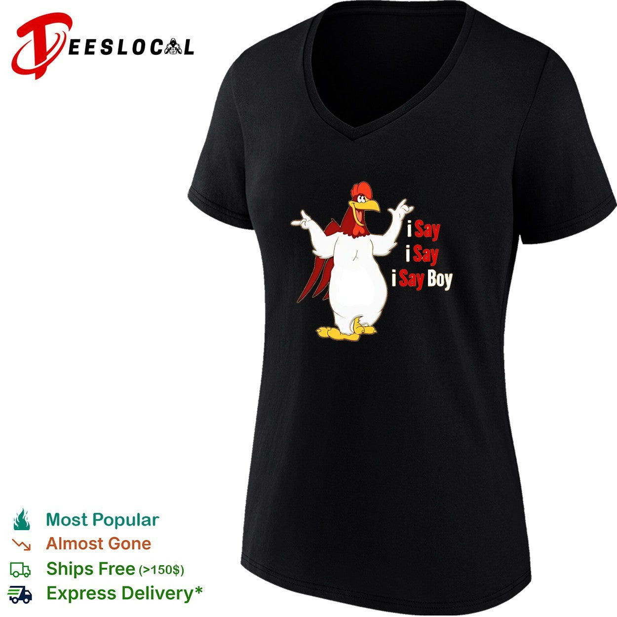 Foghorn Leghorn talking I say I say boy shirt