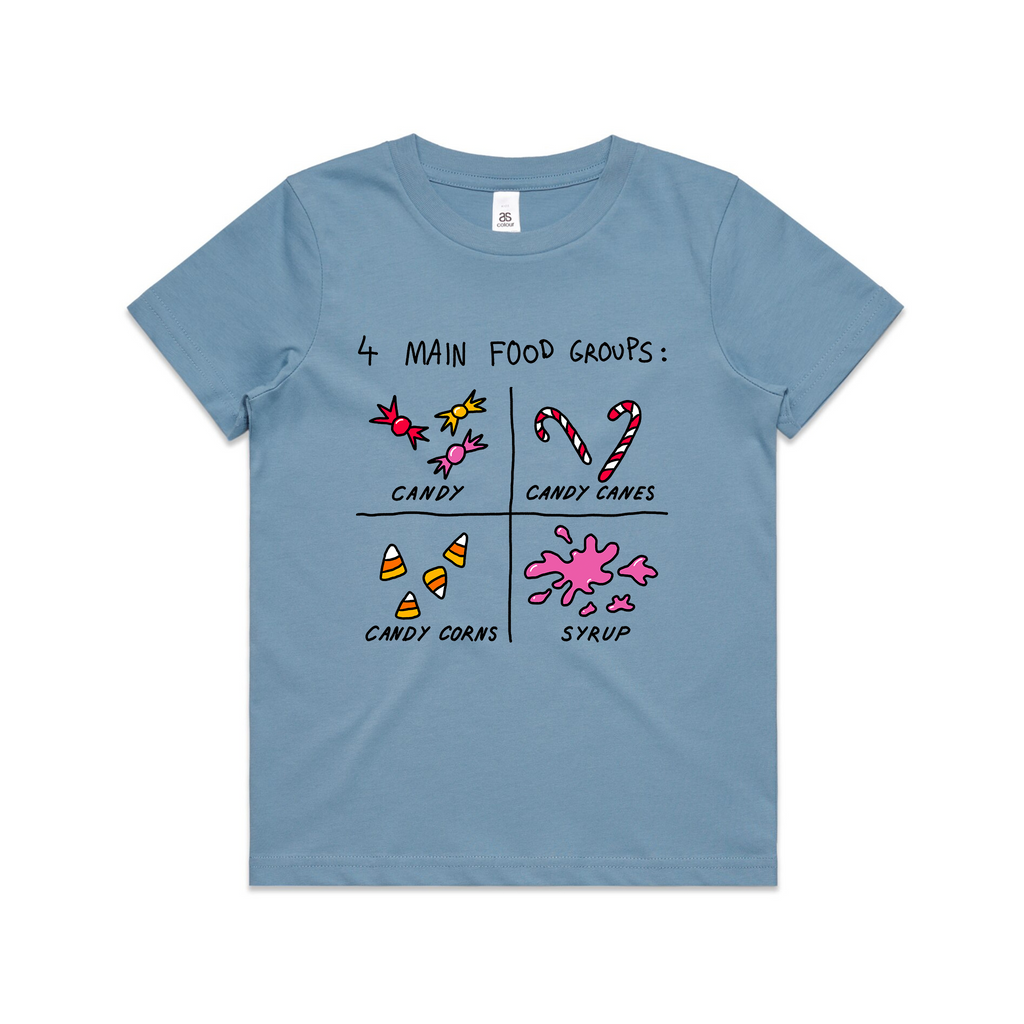 Food Groups Kids Tee Hoodie, Sweatshirt | CiraTrend.com (Image 2)