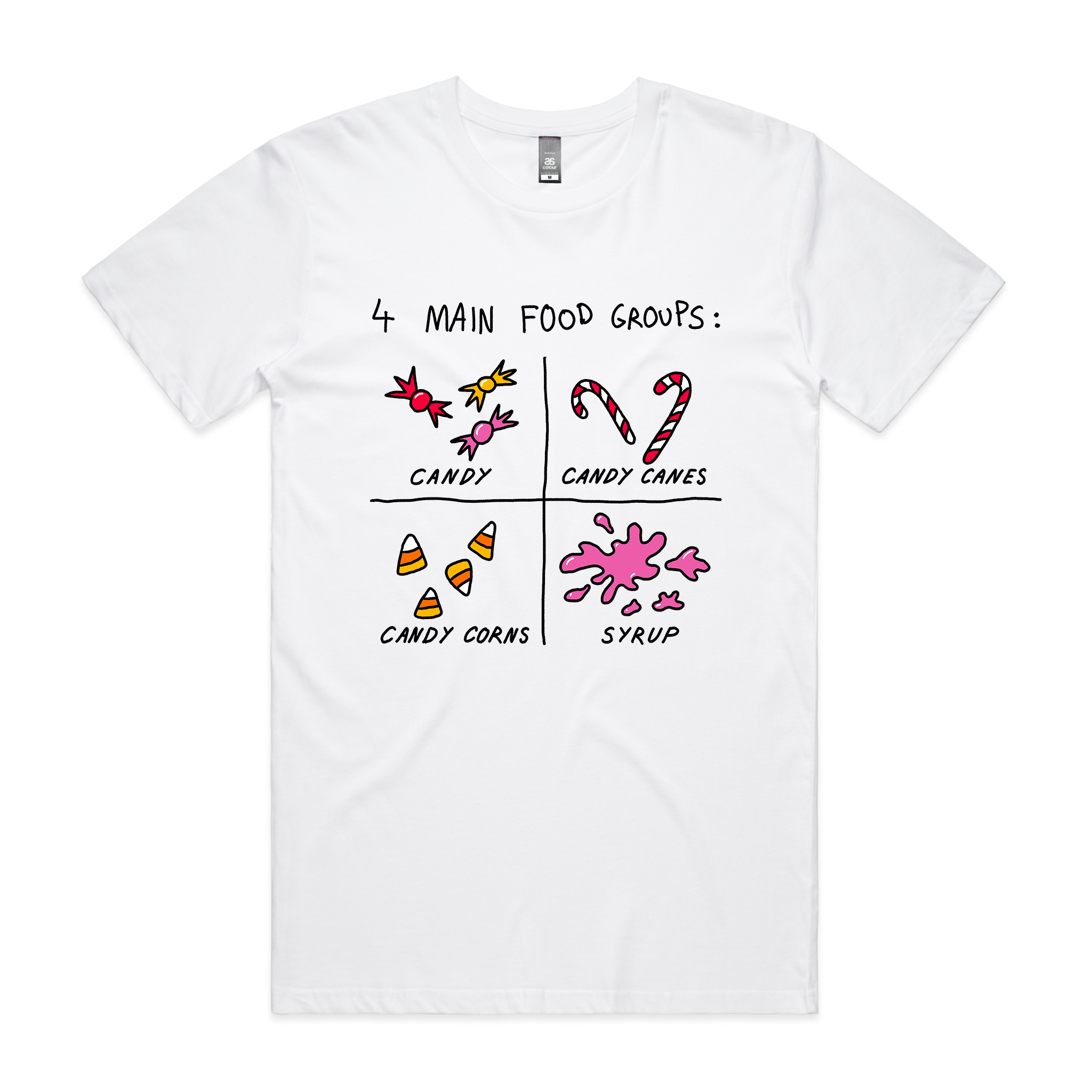 Food Groups Tee Hoodie, Sweatshirt | CiraTrend.com (Image 3)