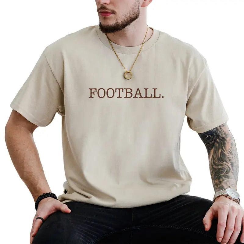 Football Men Graphic Tee, Football Season Men Shirt, Football Lover Unhinged Tee, Game Day T-shirt, Men's Top, Menswear...
