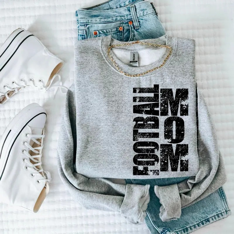 Football Mom DTF Transfers - THIS IS NOT A SHIRT Hoodie, Sweatshirt | CiraTrend.com