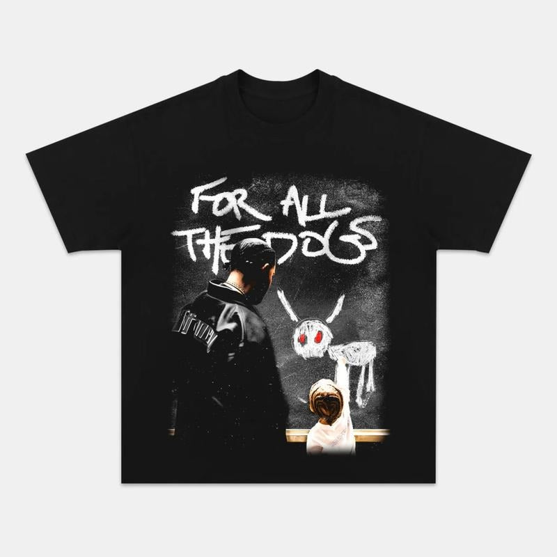 For All The Dogs Drake Vintage Collage T-Shirt, Hip Hop Graphic Drake Rap Tee, Retro Drake Hiphop Rapper Tshirt, Gift For...