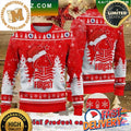 Forest Santa Hat Ugly Christmas Sweater For Holiday 2023 Xmas Gifts