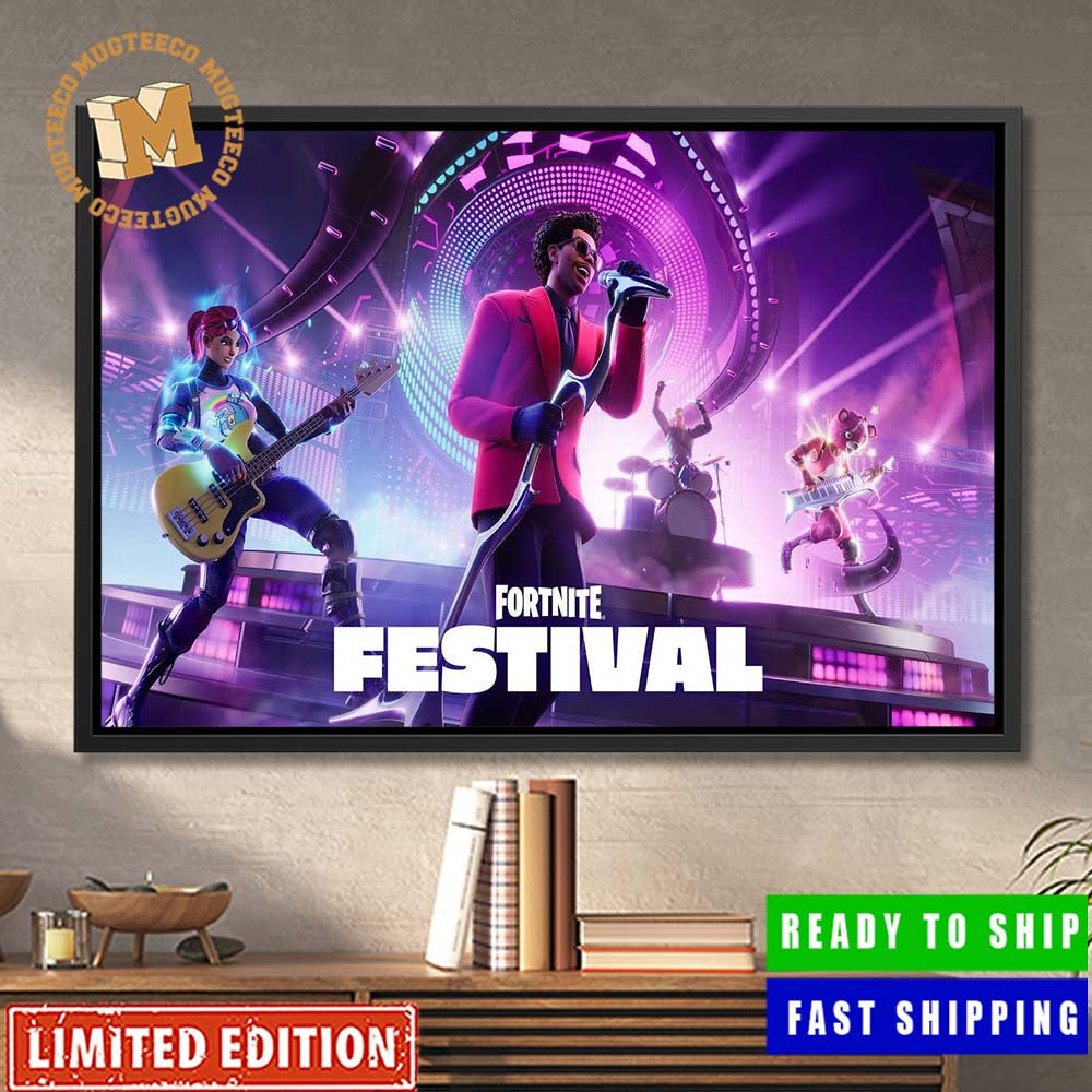 Fortnite Festival The Weeknd Skin Version Home Decor Poster Canvas