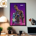 Fortnite Travis Scott Skin Coming Item Shop Cactus Jack Astro Nomical Home Decor Poster Canvas