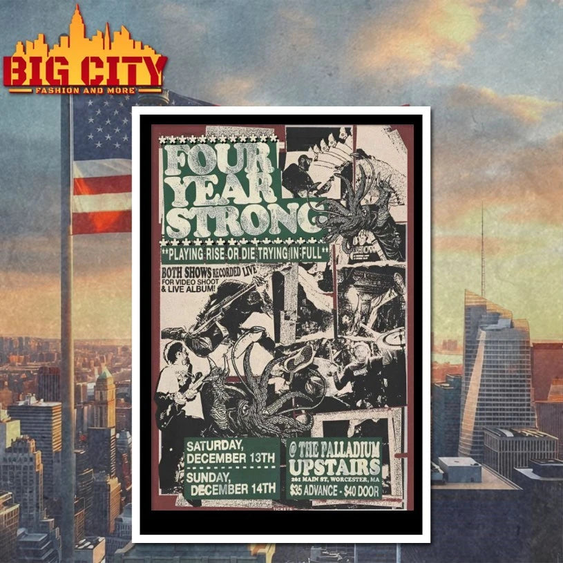 Four Year Strong At The Palladium On Dec 13-14 2025 Poster shirt