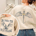 Fourth Wing Double-Sided Sweater, Basgiath War College Sweatshirt, Fourth Wing Shirt, Dragon Rider Shirt, Bookish Shirt,...