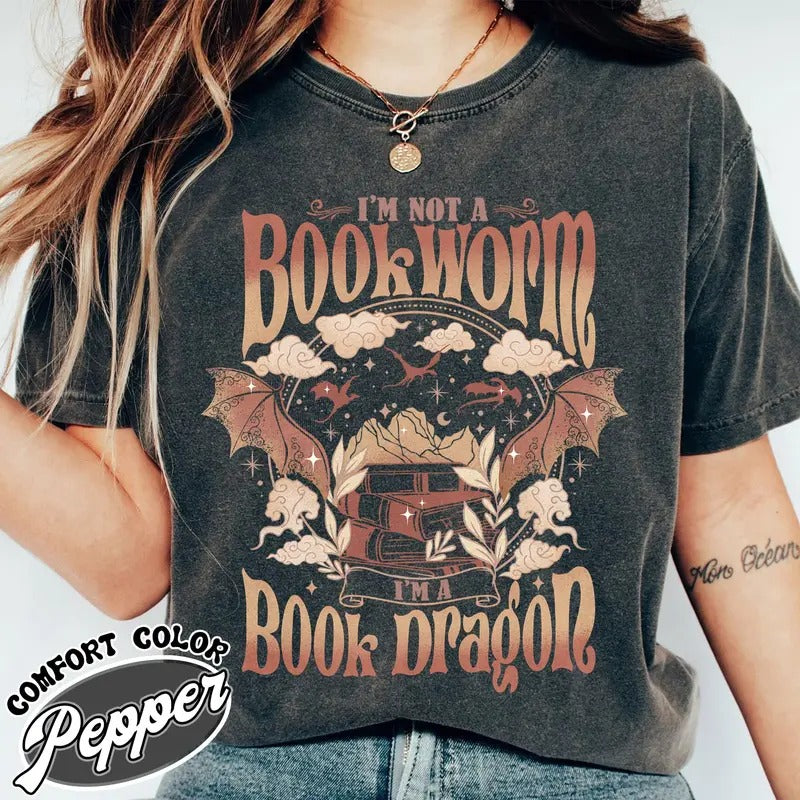 Fourth Wing Dragon Comfort Colors Shirt Hoodie, Sweatshirt | CiraTrend.com