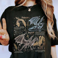 Fourth Wing Dragon Shirt, Tairn & Andarna Dragon TShirt, Basgiath War College Tee, Dragon Rider Shirt, Bookish Gift for...