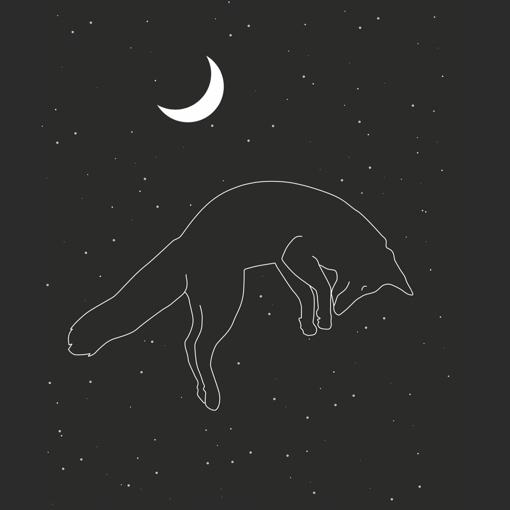 Fox & Moon Tee Hoodie, Sweatshirt | CiraTrend.com (Image 2)