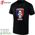France 2026 soccer shield logo shirt