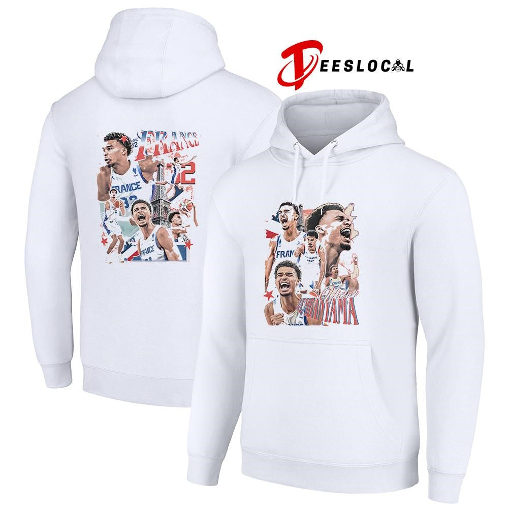 France Victor Wembanyama graphic signature shirt
