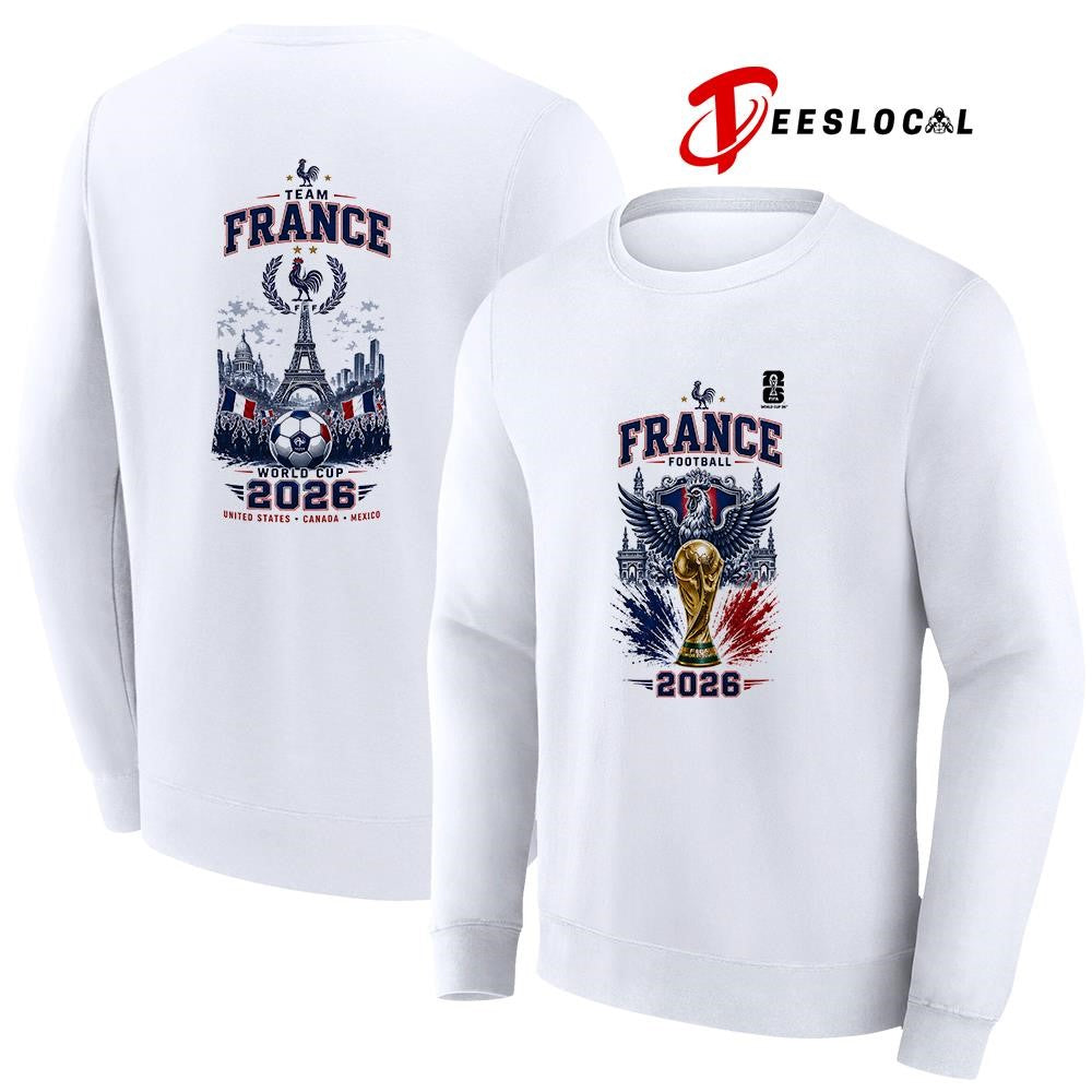 France World Cup trophy graphic shirt