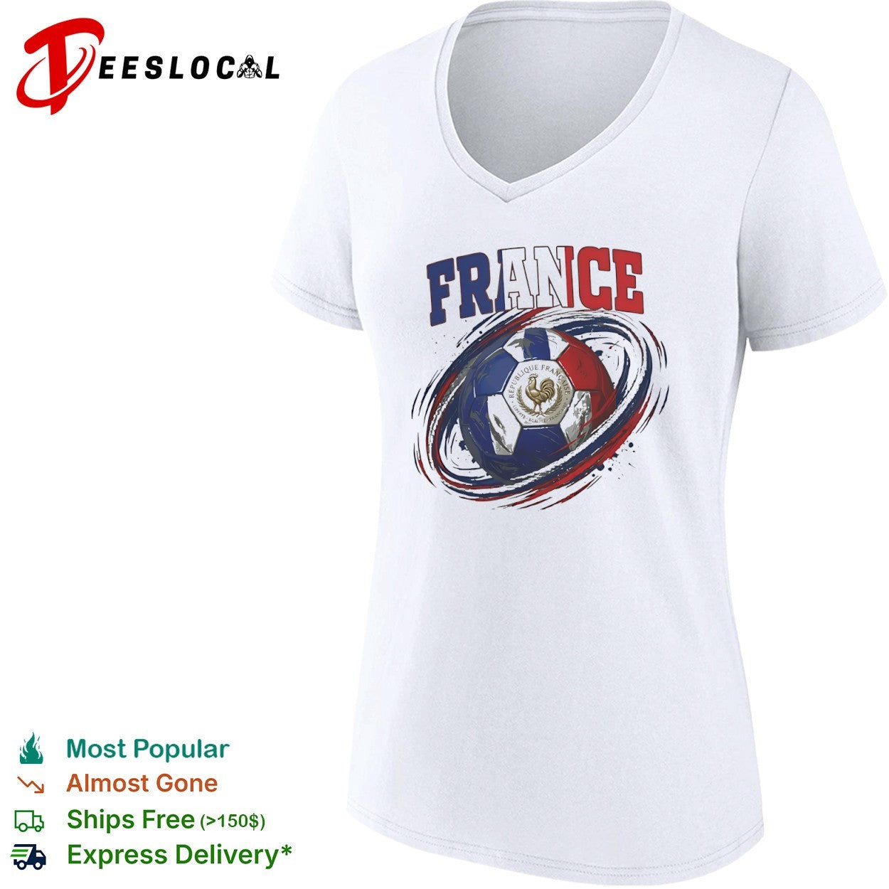 France national soccer team flag ball Republic Francaise shirt