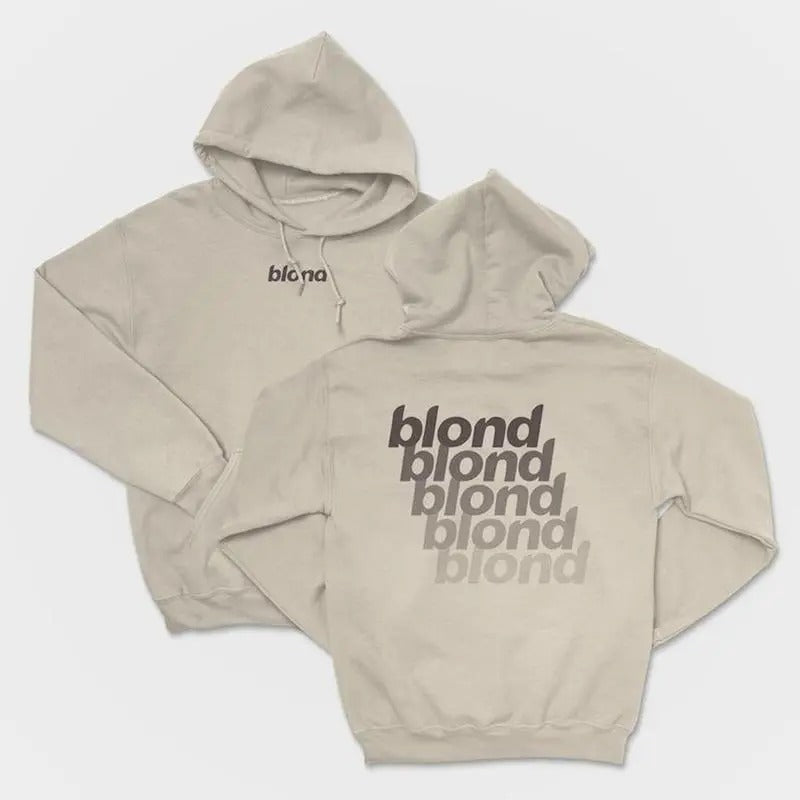 Frankk Oceann Blonddd Hoodie, Back Print Aesthetic Unisex Hoodie For Women T-Shirts, Sweatshirt | CiraTrend.com