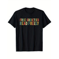 Free Societies Read Freely" Bookworm T-Shirt - 100% Cotton, Breathable & Soft, Perfect Gift for Men & Women, Casual Fit,...