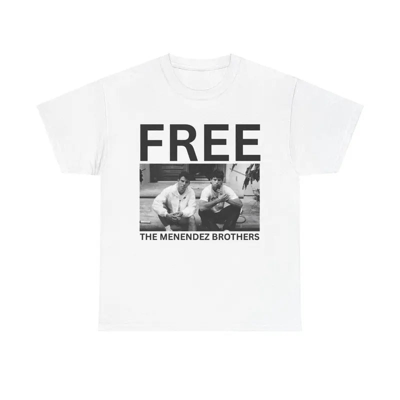 Free the Menendez Brothers Unisex Tee, Casual Wear, Gift for True Crime Fans, Unique Graphic T-Shirt Menswear Streetwear...